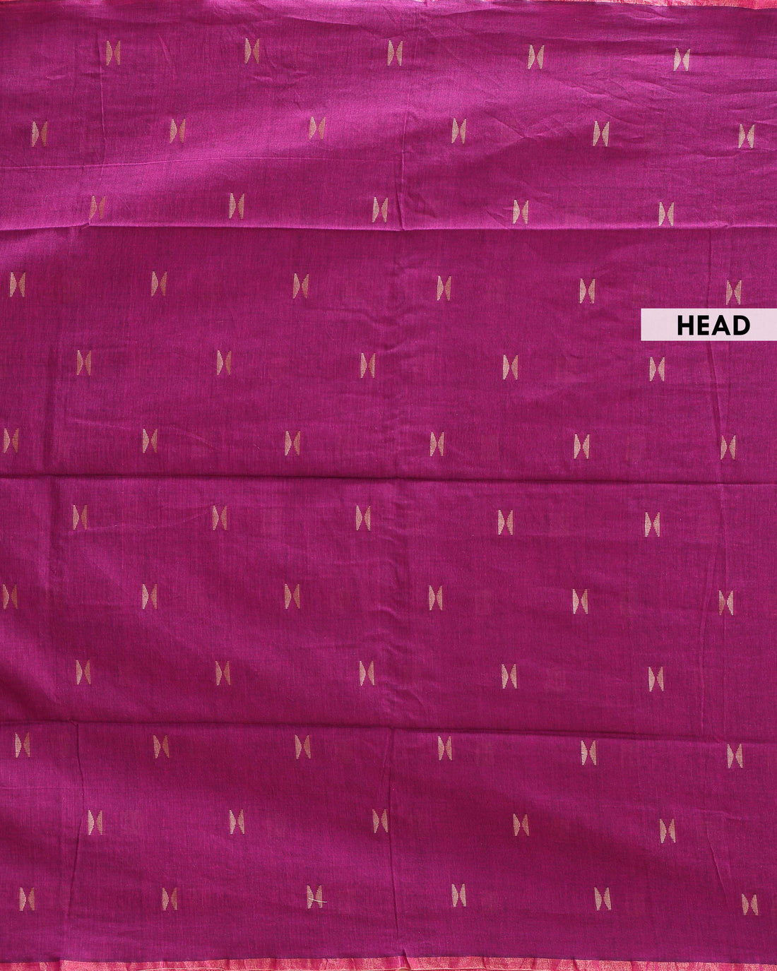 Elegant Semi Silk Cotton Saree Golden Zari Border and All-Over Thread Motifs - Purple