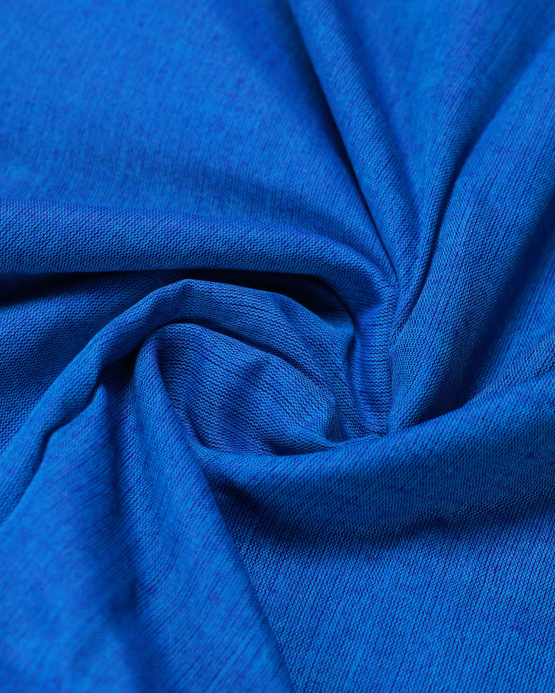 Handwoven Khadi Cotton Saree with Contrast Printed Blouse and Tassel Accents - Blue