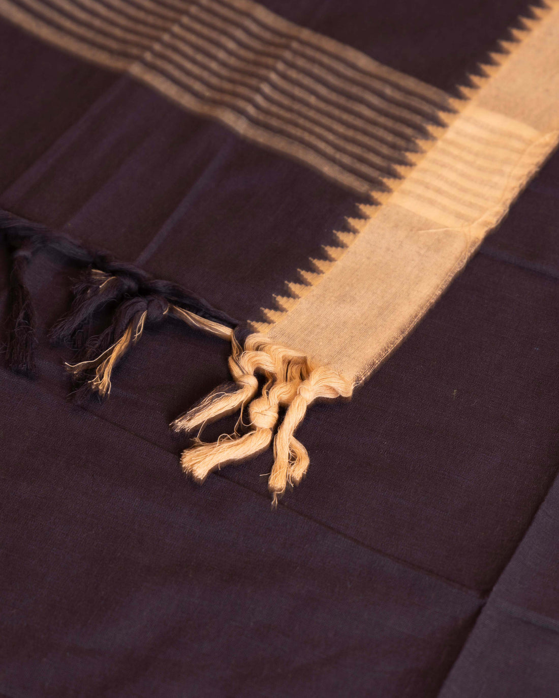 Women's Unstitched Cotton Salwar Suit Material with Woven Border and Dupatta- Sandal