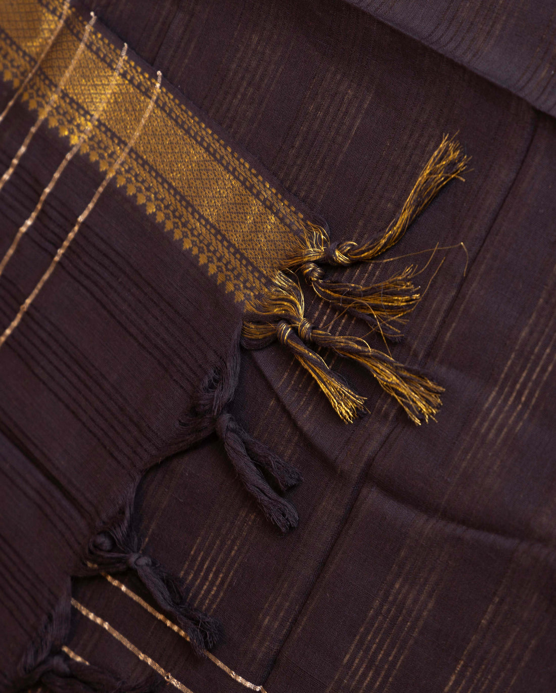 Women's Handloom South Cotton Salwar Suit Material with Zari Border and Dupatta - Grey