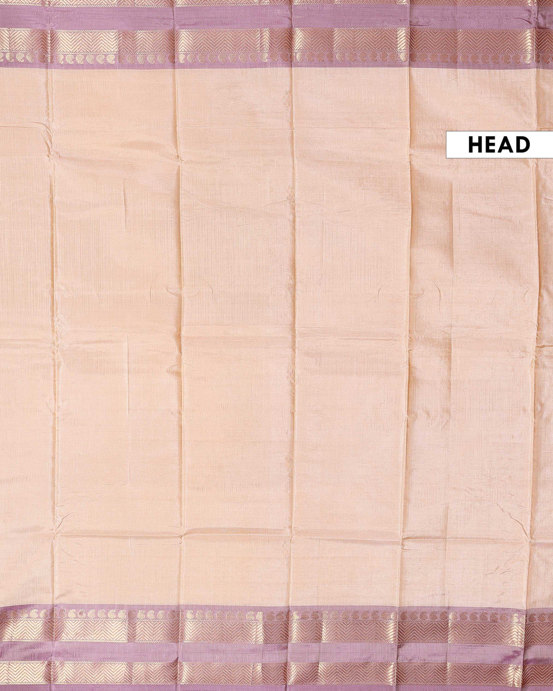 Elegant Banana Pith Saree with Subtle Natural Texture a Rich Contrast Border and Traditional Zari Woven Pallu - Off White