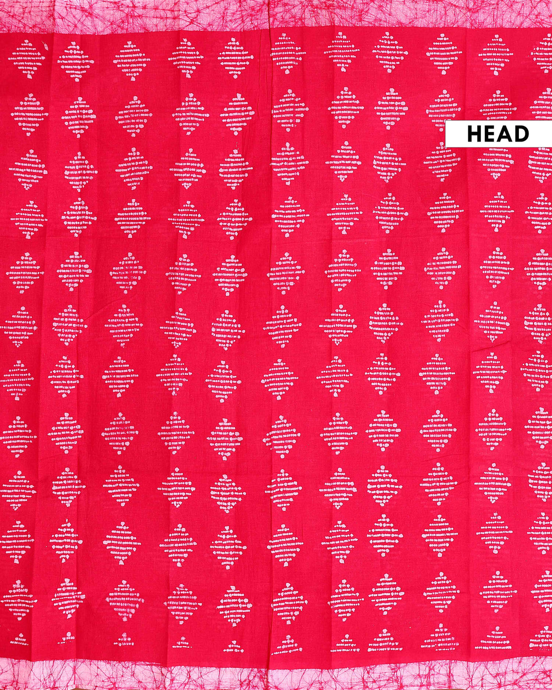 Traditional Sungudi Cotton Saree with Intricate Bandhani-Style Prints  - Red