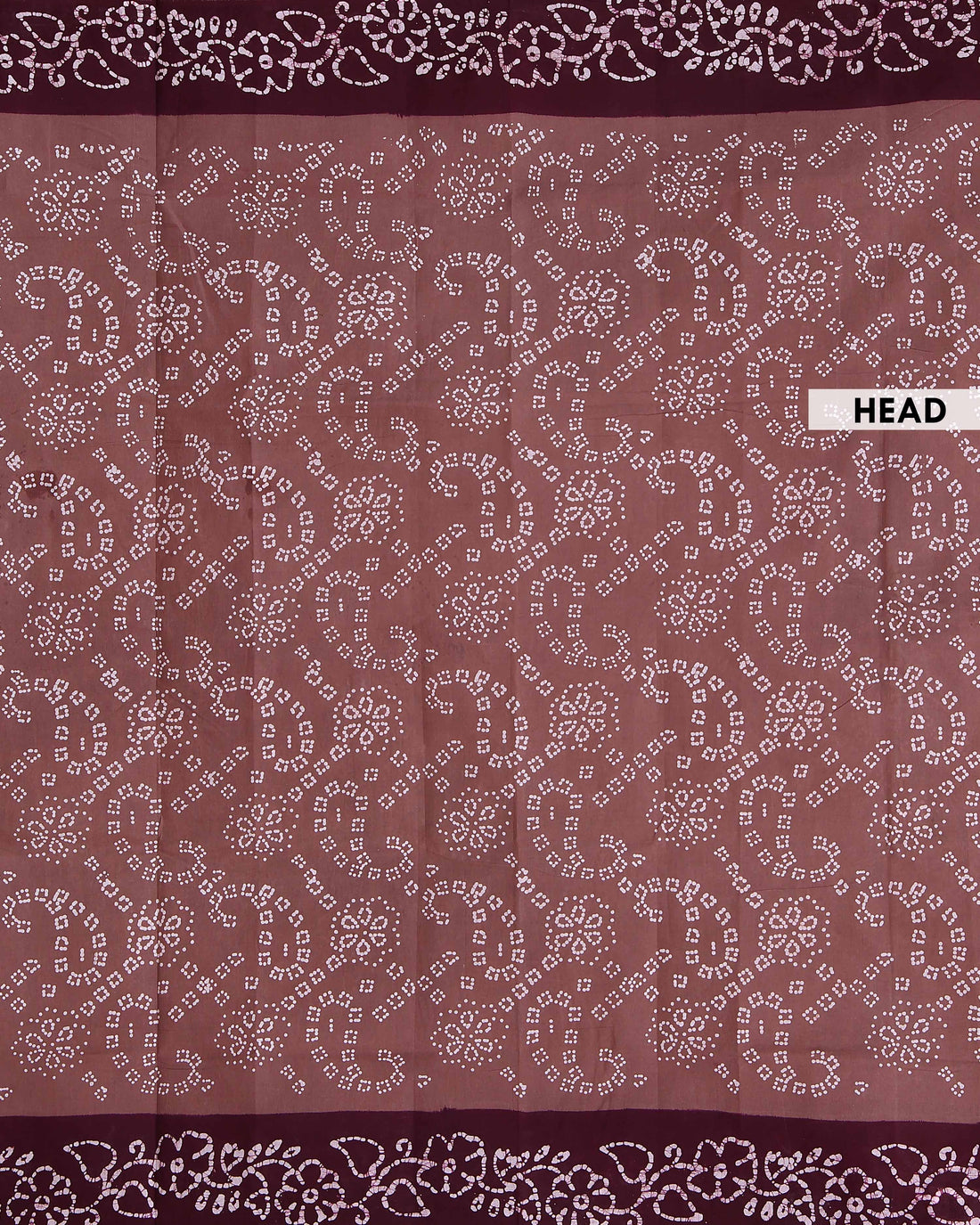 Traditional Lightweight  Sungudi Cotton Saree with Dotted Patterns - Brown