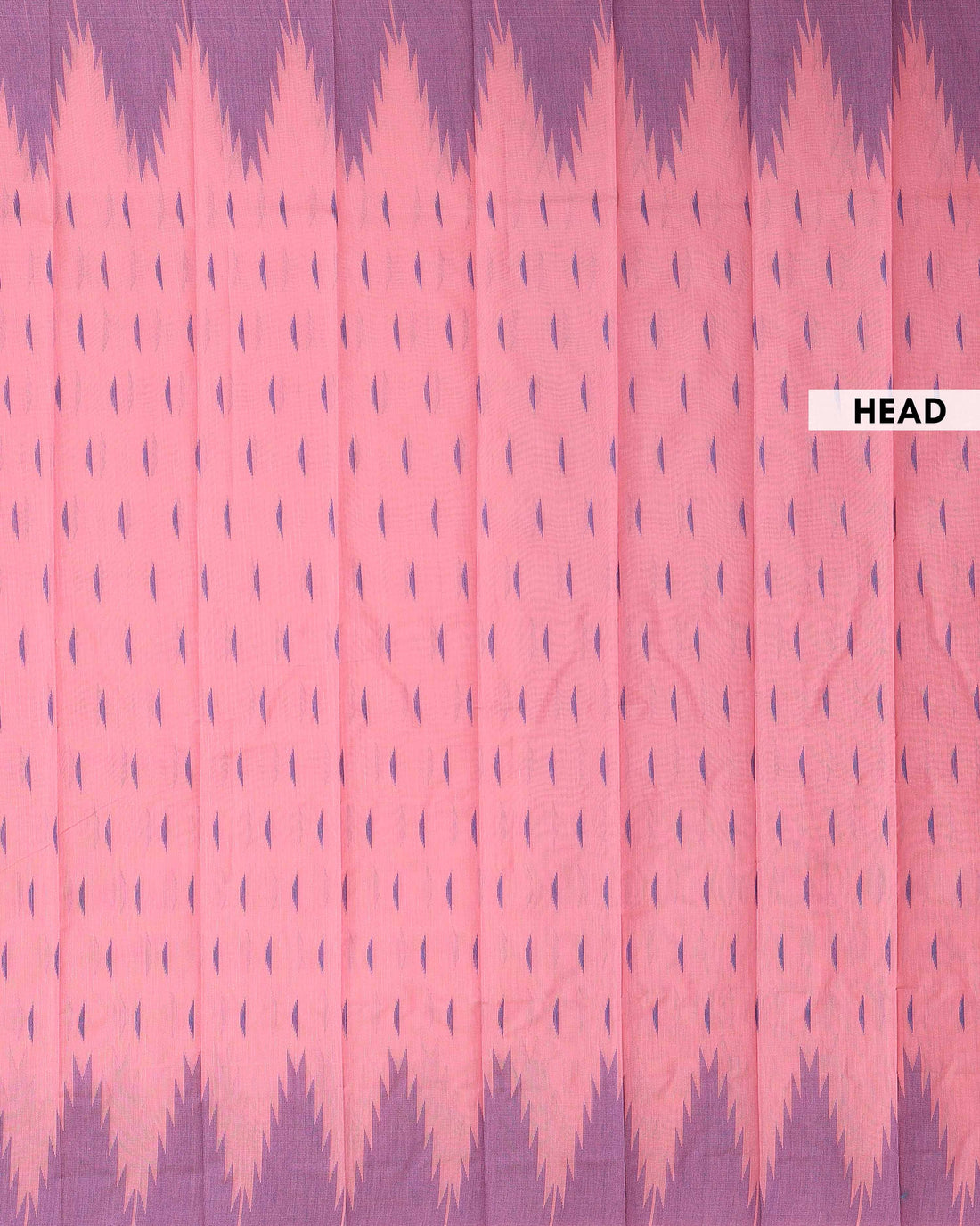 Elegant Elampillai Handloom Silk Cotton Saree with Traditional Ikkat Weave - Pink