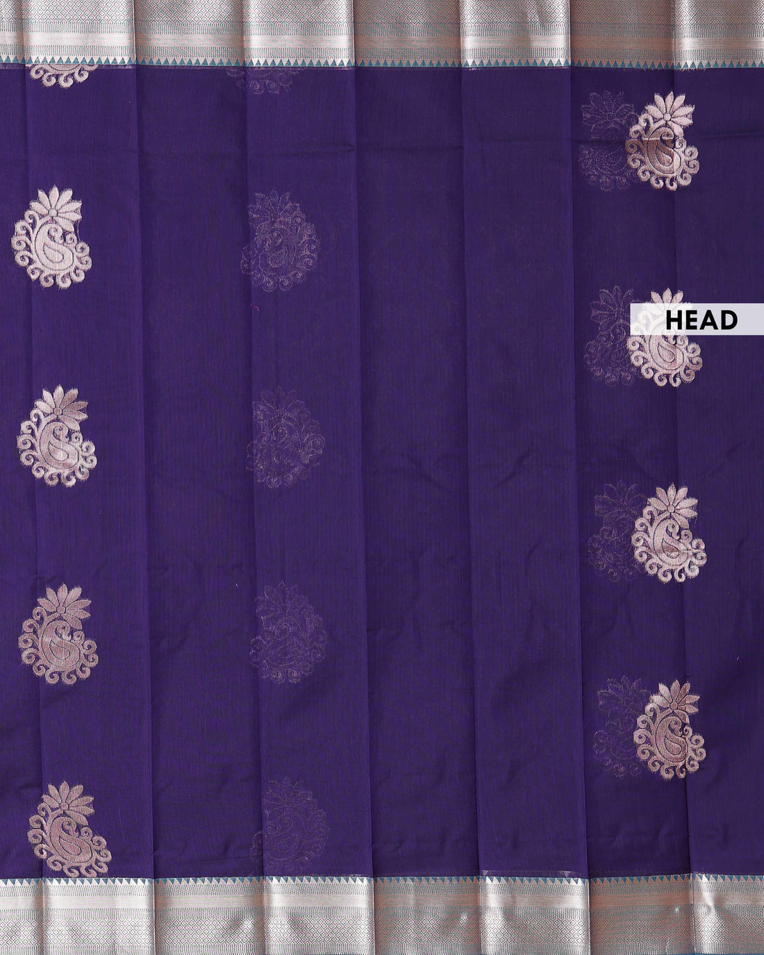 Elegant Handloom Elampillai Silk Cotton Saree with Traditional Zari Woven Border and Motif Design - Purple