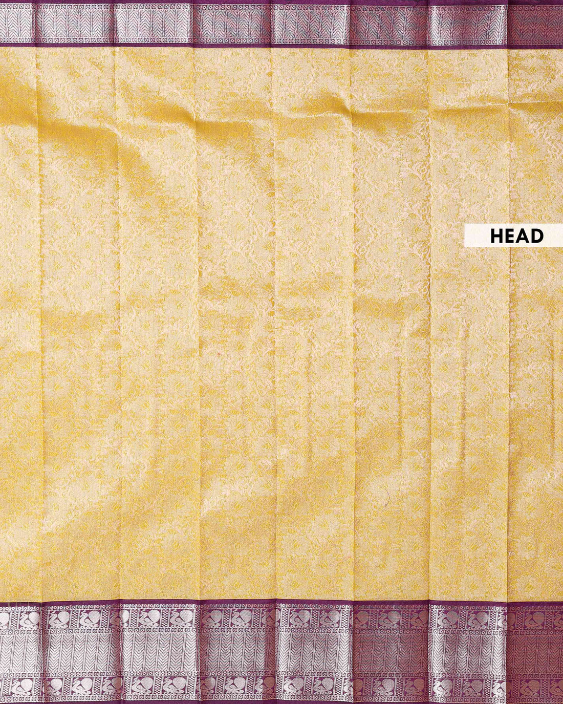 Elegant Elampillai Silk Cotton Saree with Intricate Zari Weaving and Contrast Border - Yellow