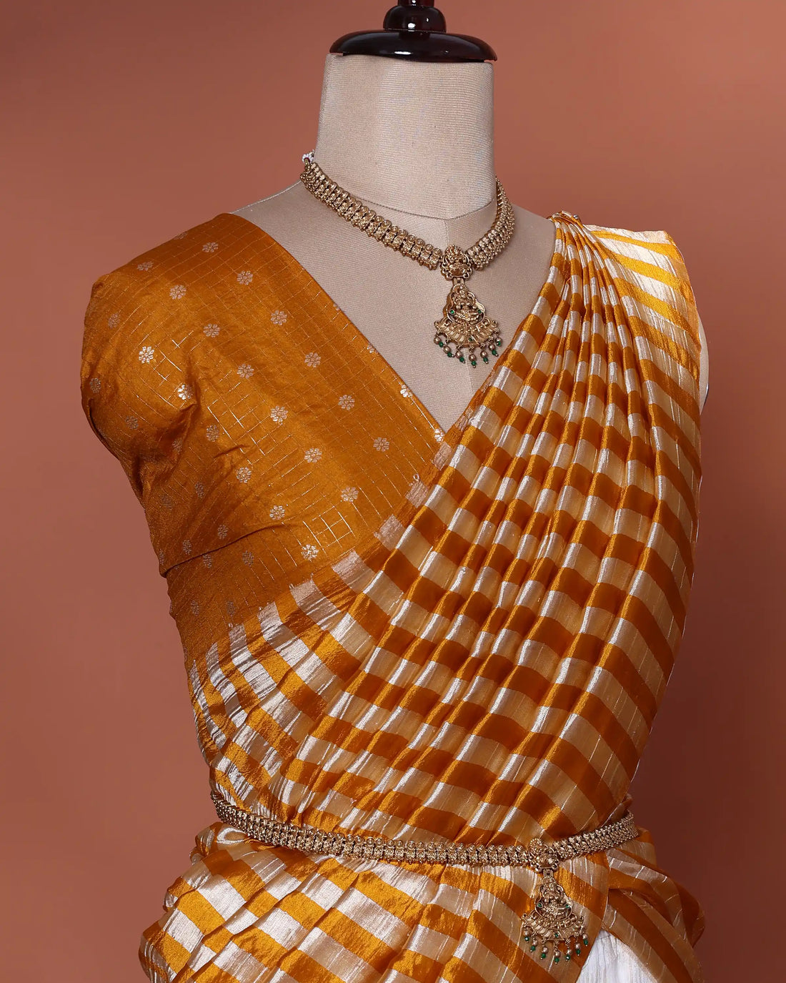 Cotton Semi Stitched Dhavani Set For Women | Festive Wear & Traditional Collection | Jeyachandran