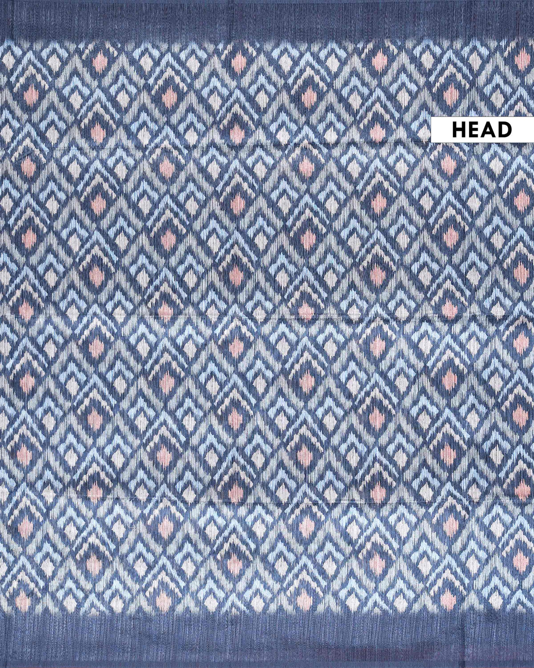 Elegant Semi Jute Saree with All-Over Ikkat Inspired Motifs and Traditional Woven Border - Multi