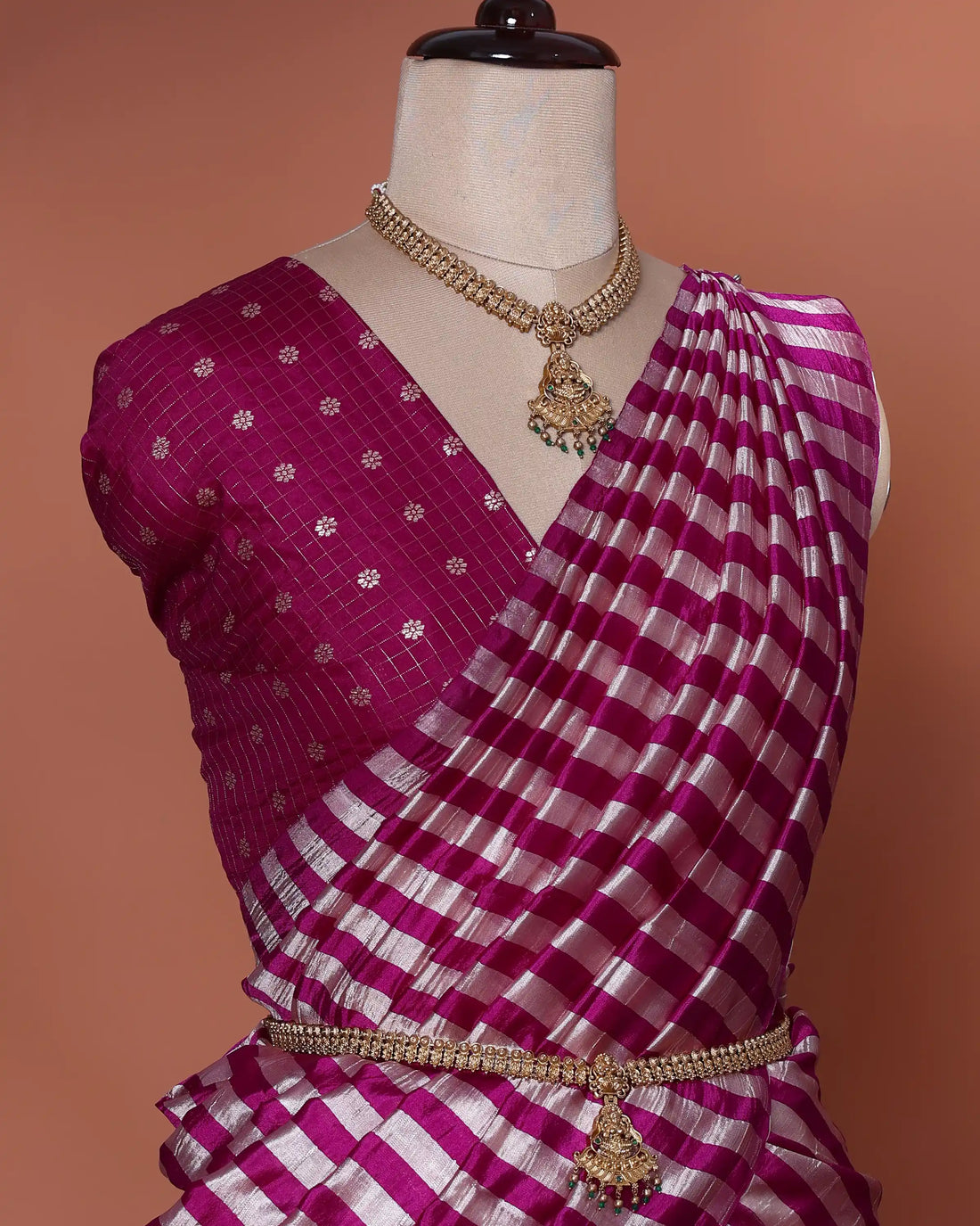 Cotton Semi Stitched Dhavani Set For Women | Festive Wear & Traditional Collection | Jeyachandran