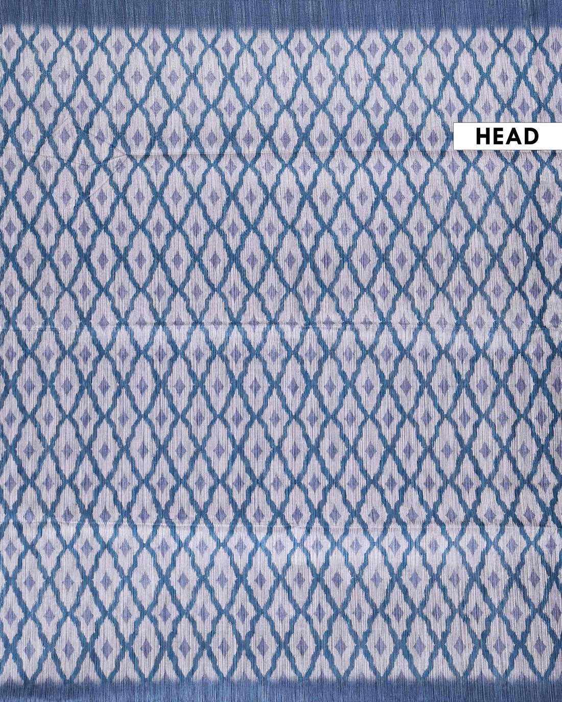 Elegant Semi Jute Saree with All-Over Traditional Ikkat Inspired Motifs and Intricately Woven Border - Light Grey