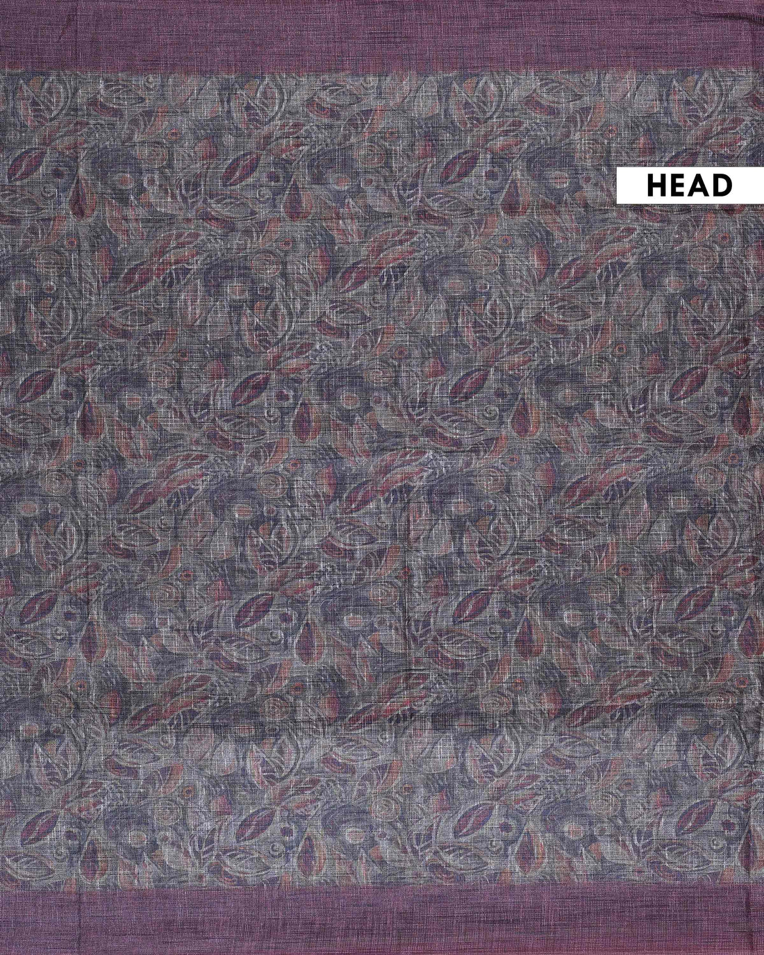 Elegant Kota Saree with Intricate All Over Floral Leaf Vine Print and Subtle Textured Border - Multi