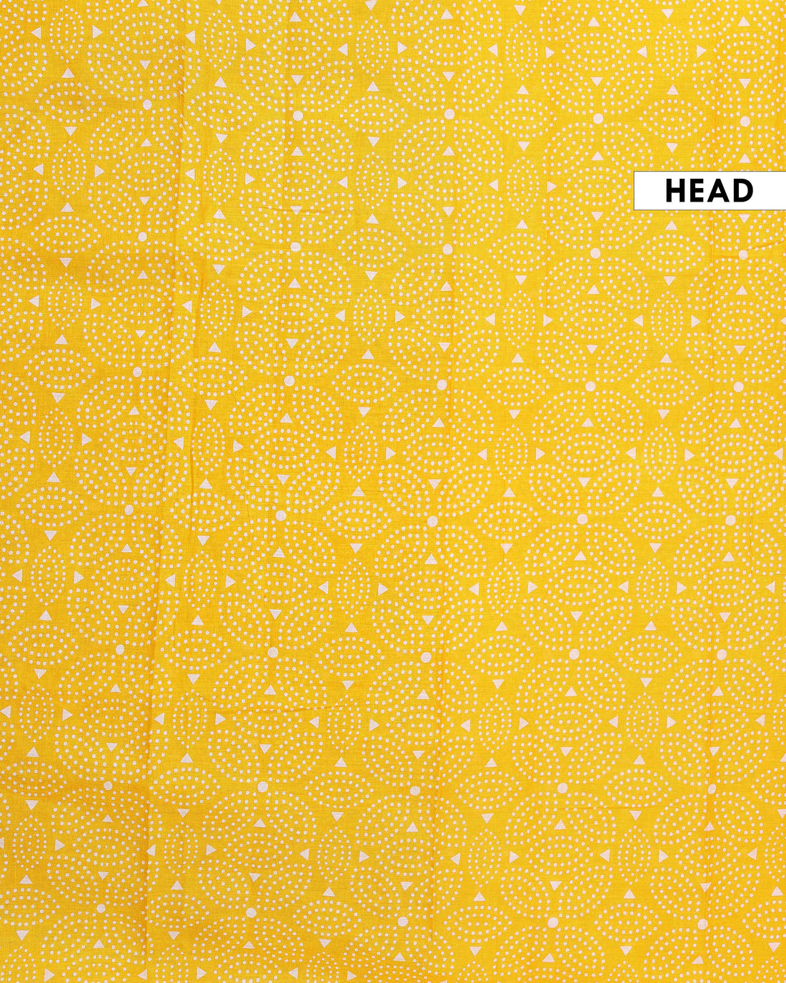 Handcrafted Mul Mul Cotton Saree with Traditional Bandhani and Block Print Border - Yellow