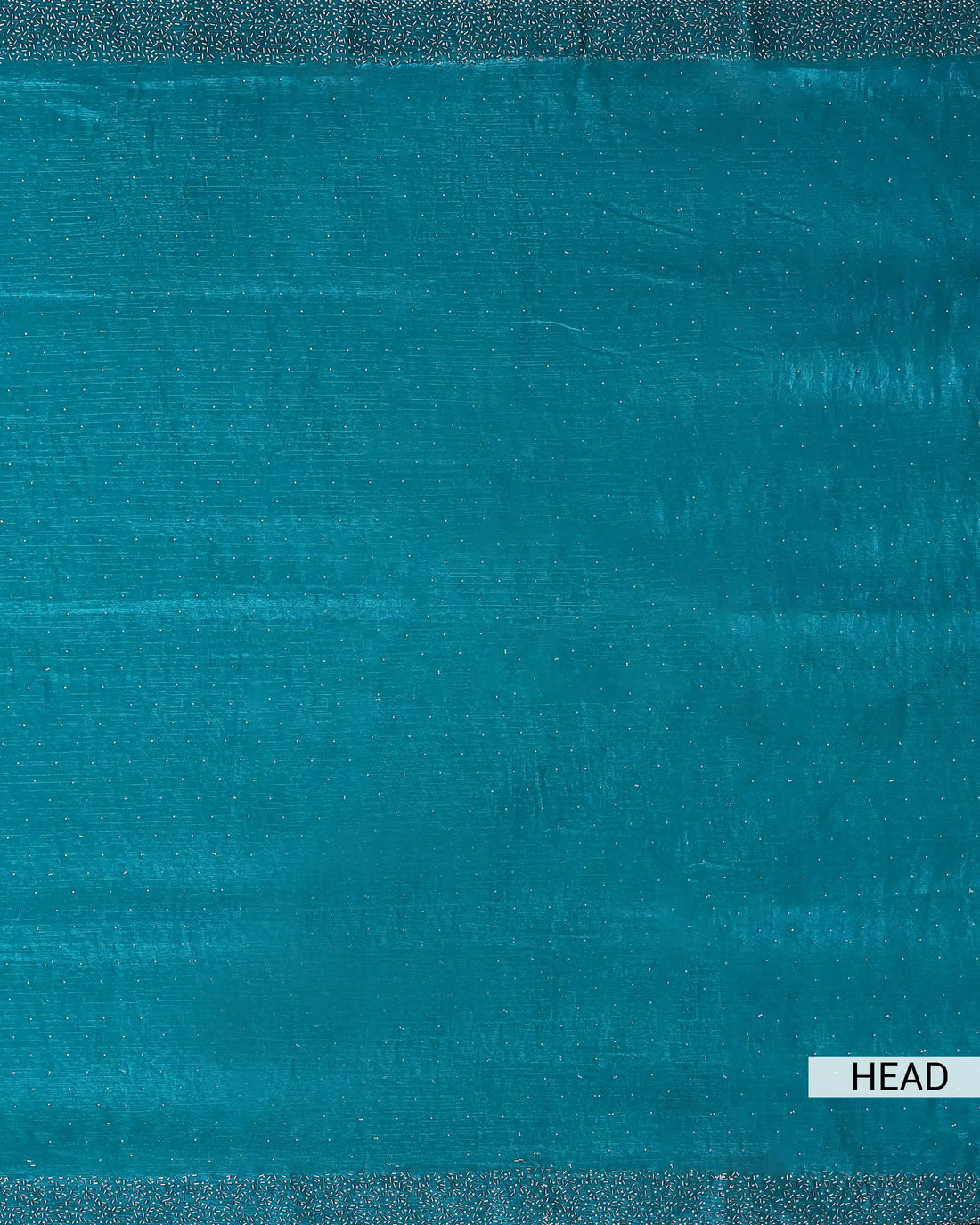 Designer Saree for Women with Solid Body Intricate Stone Work and Lace Border - Teal