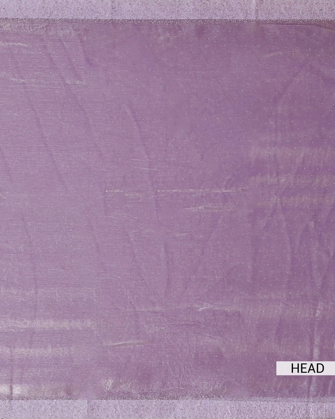 Designer Saree for Women with Solid Body Intricate Stone Work and Lace Border - Lavender