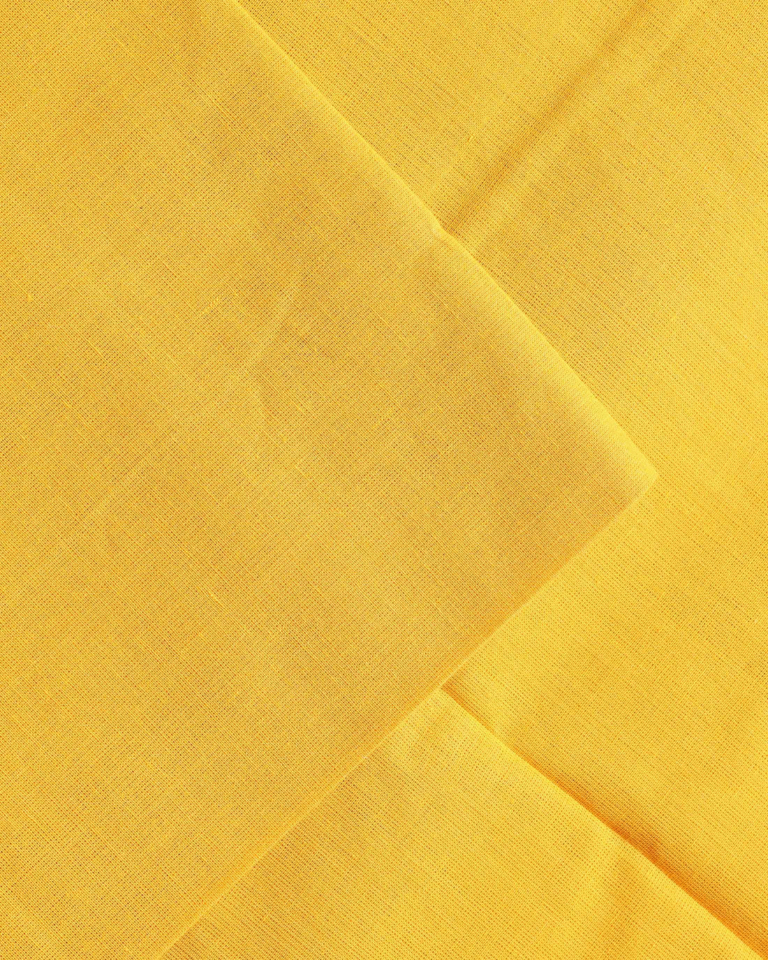 Women's Elegant Mangalagiri Cotton Salwar Material - Top 2.5m, Pant 2m, Dupatta 2.25m with Zari Border - Yellow