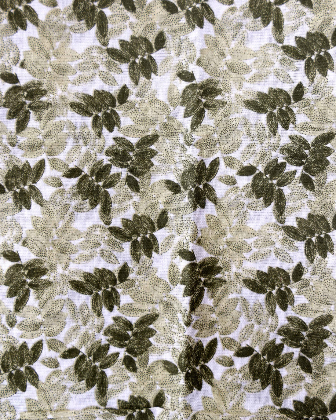 Traditional Khadi Cotton Saree with Contrast Printed Blouse and Tassel Accents - Light Green