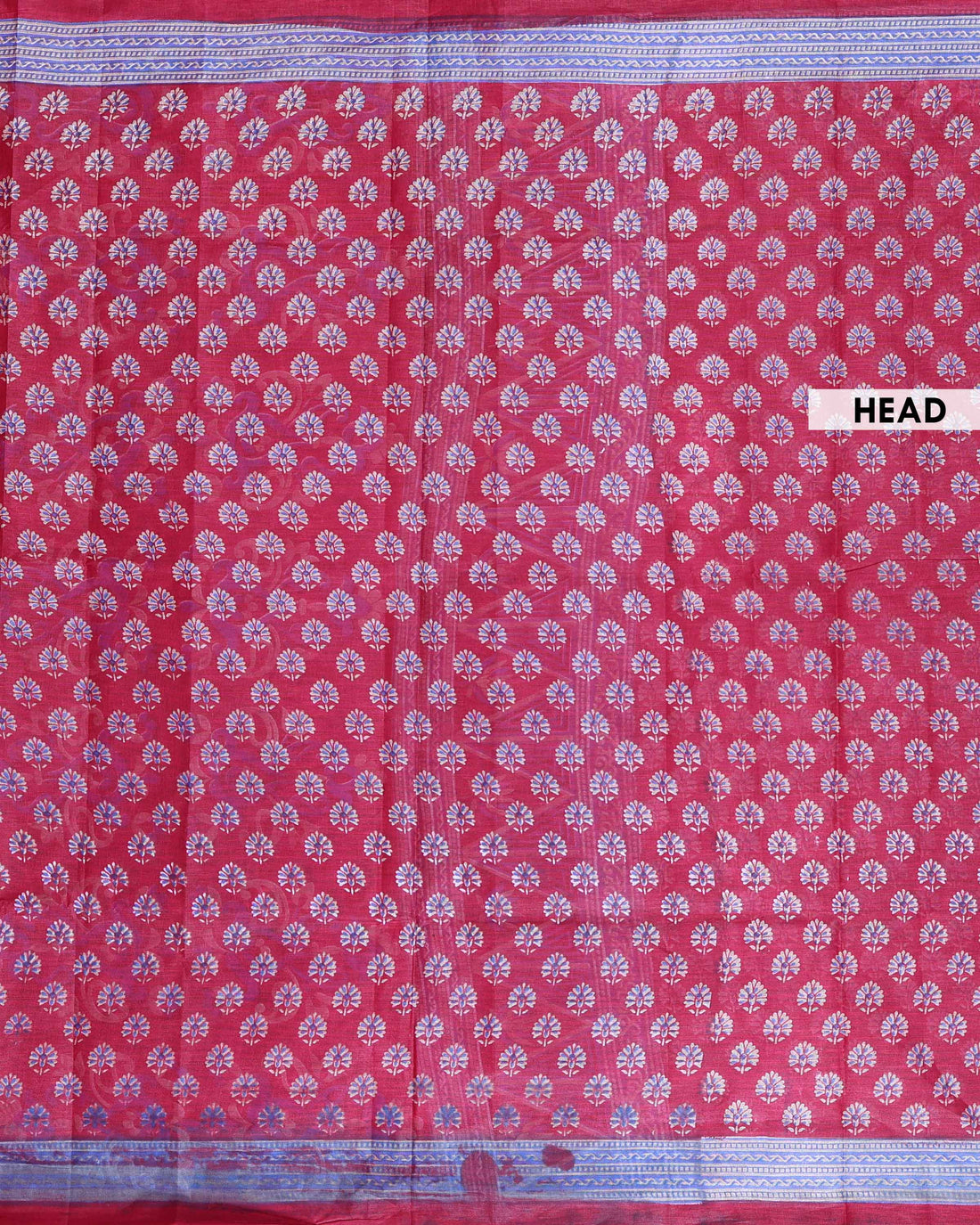 Graceful Voile Saree with Delicate Floral Buti Design and Classic Woven Ethnic Border - Red