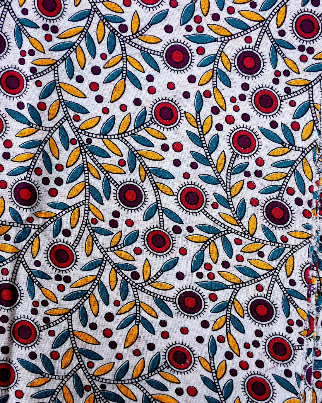 Handloom Khadi Cotton Saree with Contrast Printed Blouse and Tassel Accents - Pink