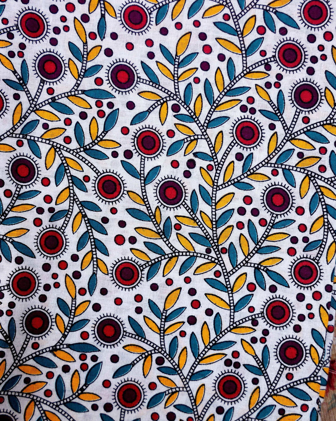 Handloom Khadi Cotton Saree with Contrast Printed Blouse and Tassel Accents - Pink