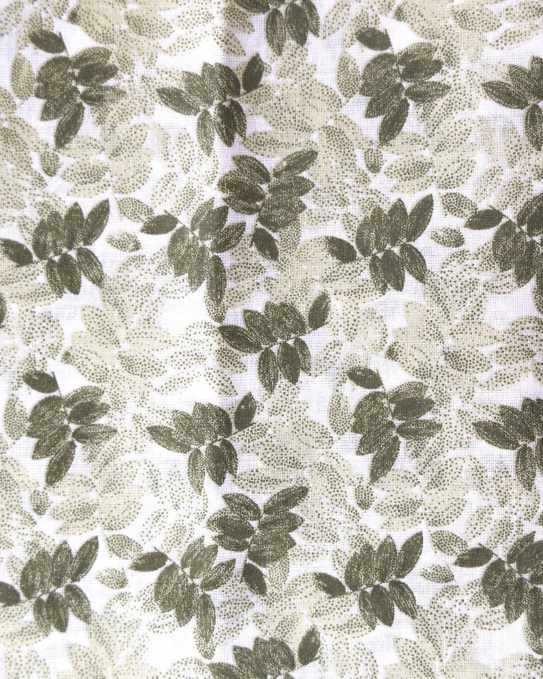 Traditional Khadi Cotton Saree with Contrast Printed Blouse and Tassel Accents - Green