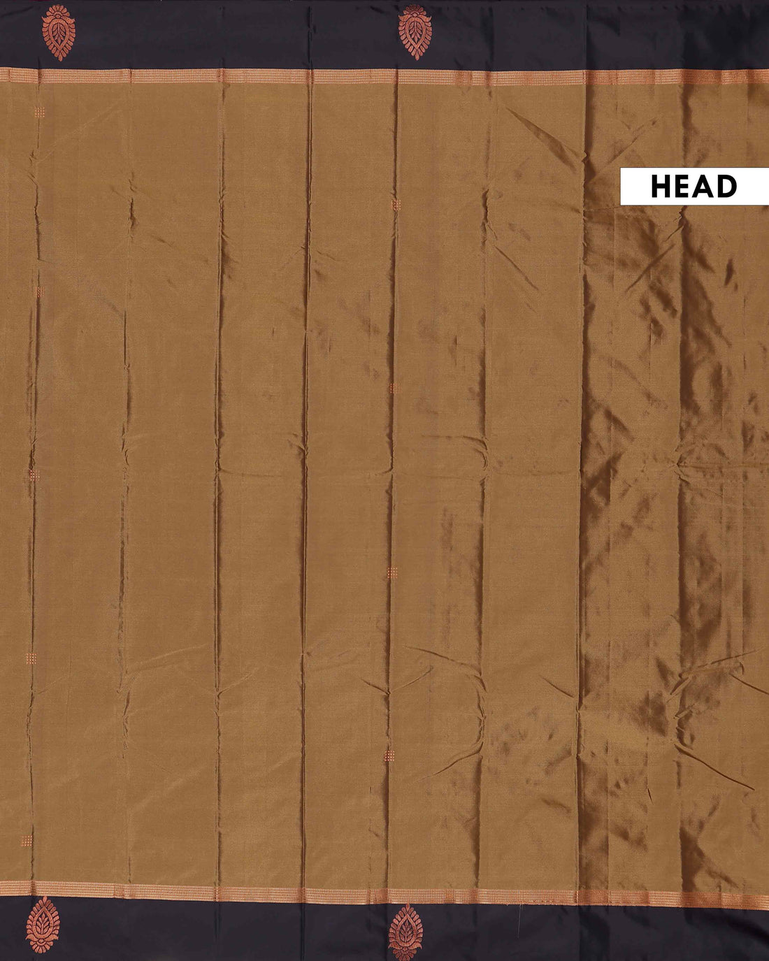 Elegant Semi Soft Silk Saree with Plain Body and Classic Contrast Zari Woven Border - Brown