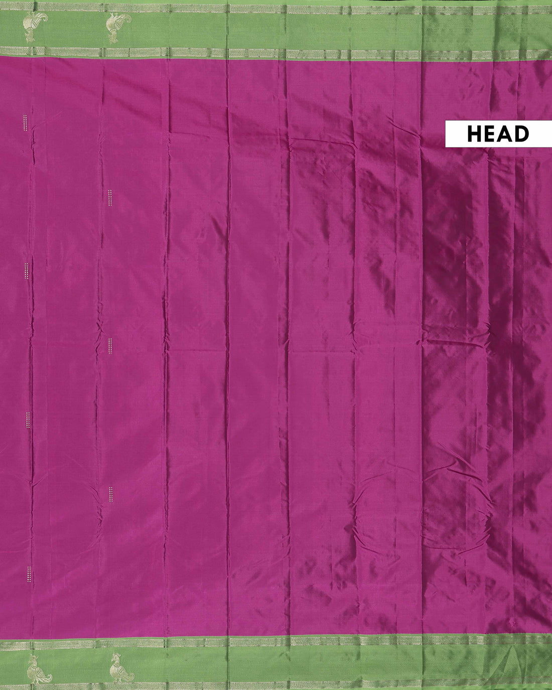 Elegant Soft Silk Saree with Plain Body and Classic Woven Contrast Border - Purple