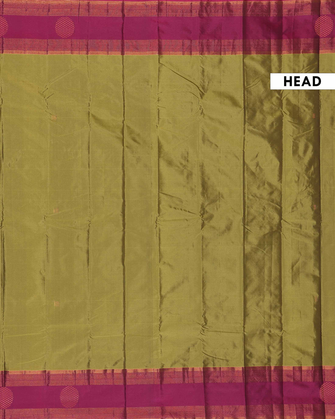 Elegant Semi Soft Silk Saree with Plain Body and Contrast Zari Woven Border - Olive Green