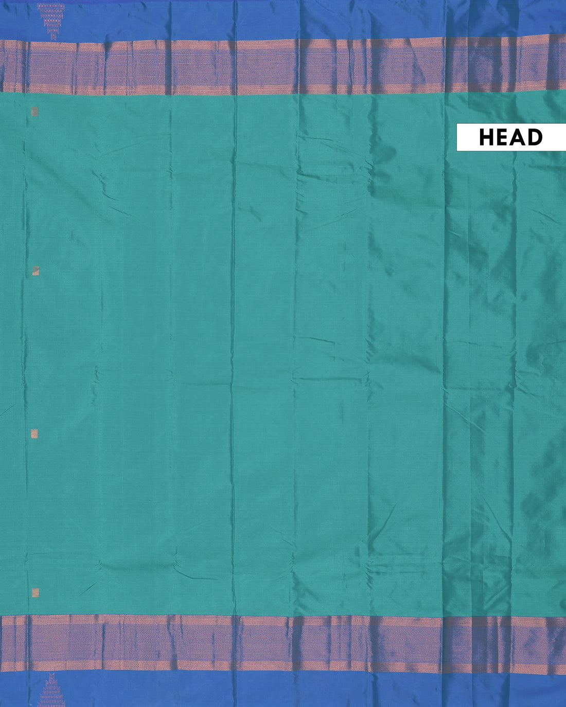 Elegant Semi Soft Silk Saree with Plain Body and Classic Zari Woven Contrast Border - Teal