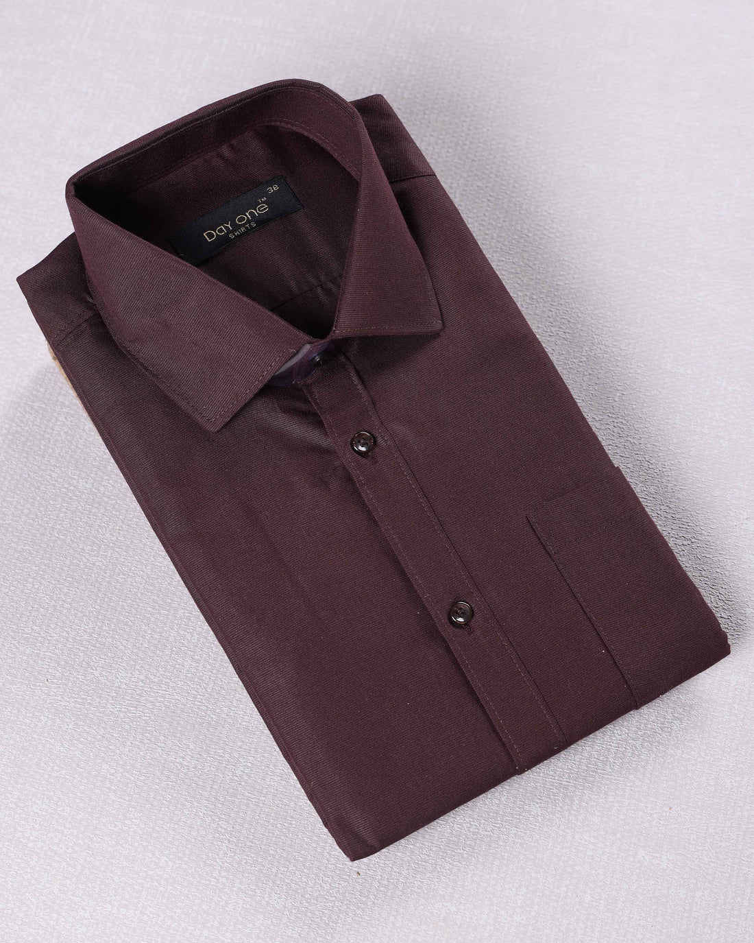 Traditional Couple Combo Gift Set with Men’s Shirt & Dhoti Set With Elegant Litchi Silk Saree  - Dark Maroon& Copper