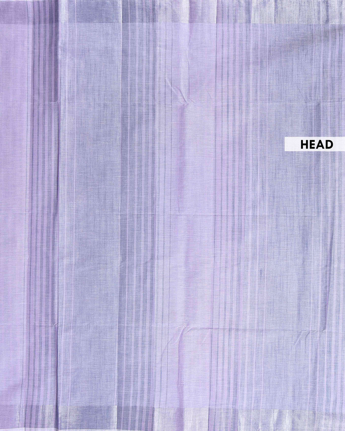 Traditional Kovai Cotton Saree with Woven Checks and Stripes - Lavender