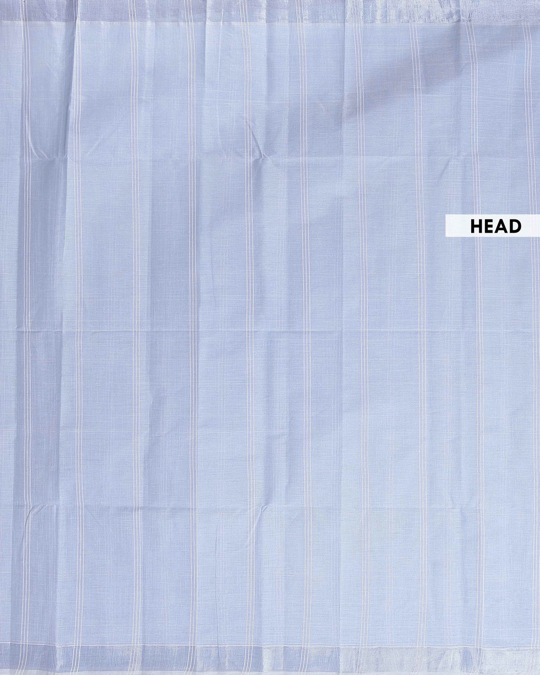 Traditional Kovai Cotton Saree with Subtle Woven Stripes - Blue