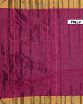 JCT_7294Handloom Soft Silk Saree with Intricate Zari Checkered Weaves and Rich Woven Border - Purple-blouse