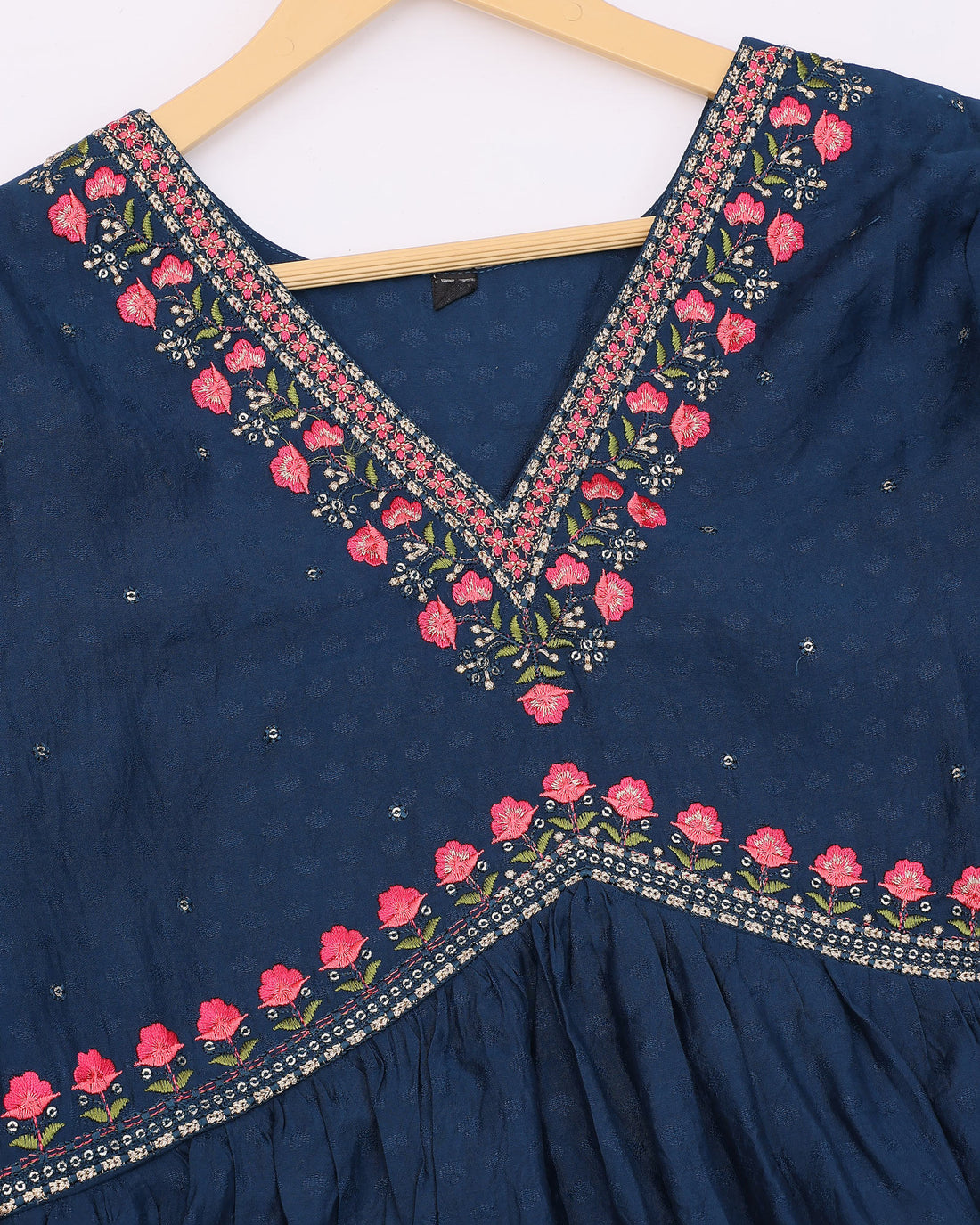 Navy Blue Colour Readymade Salwar Set