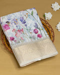 White Color Dola Saree 