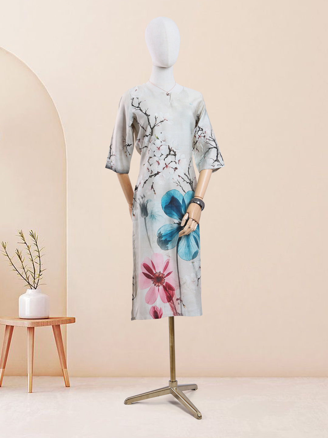 Designer Multi Color Printed Women's Kurti