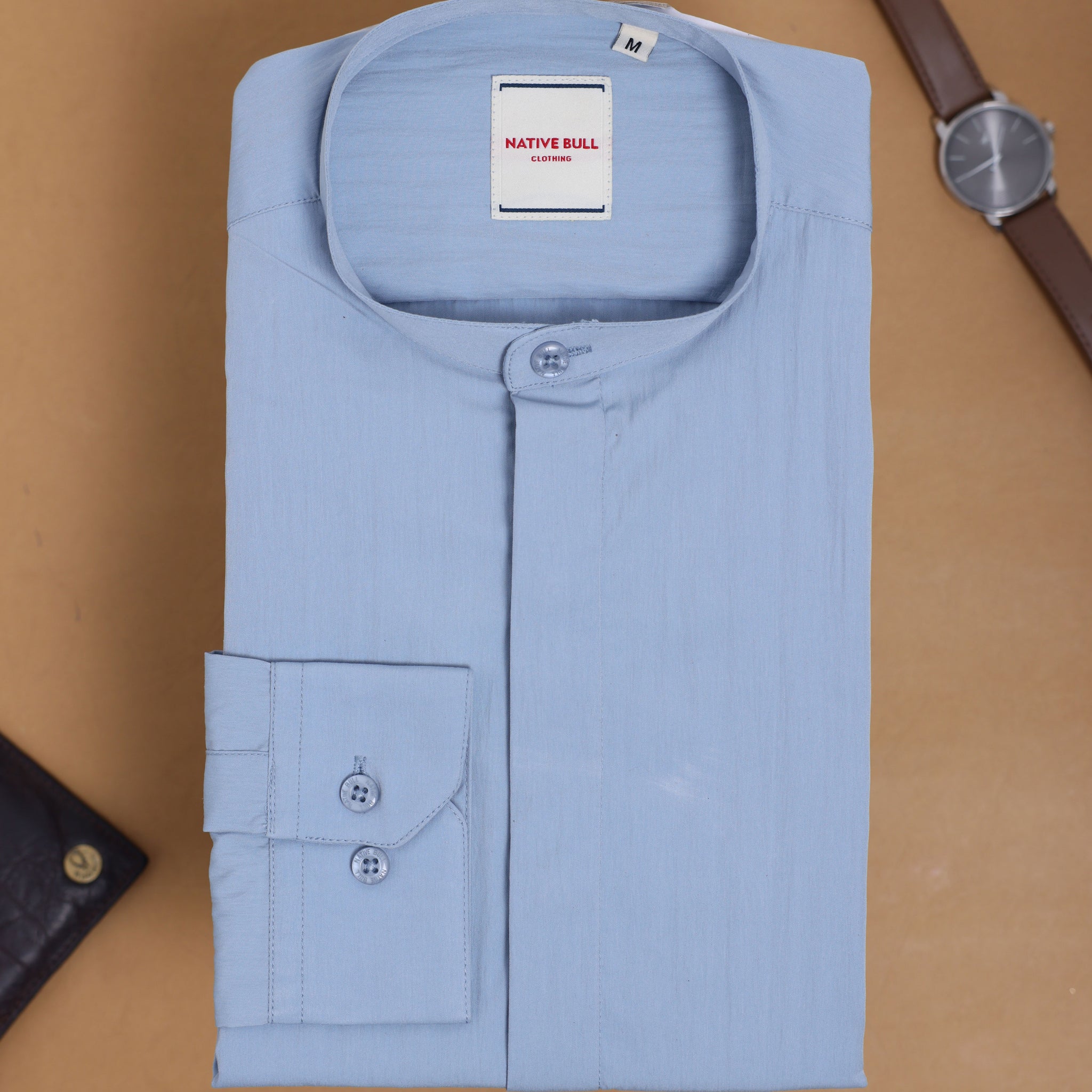 Nativebull light blue colour casual shirt