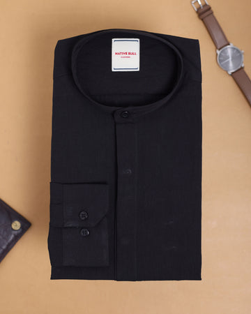 Nativebull black colour casual shirt