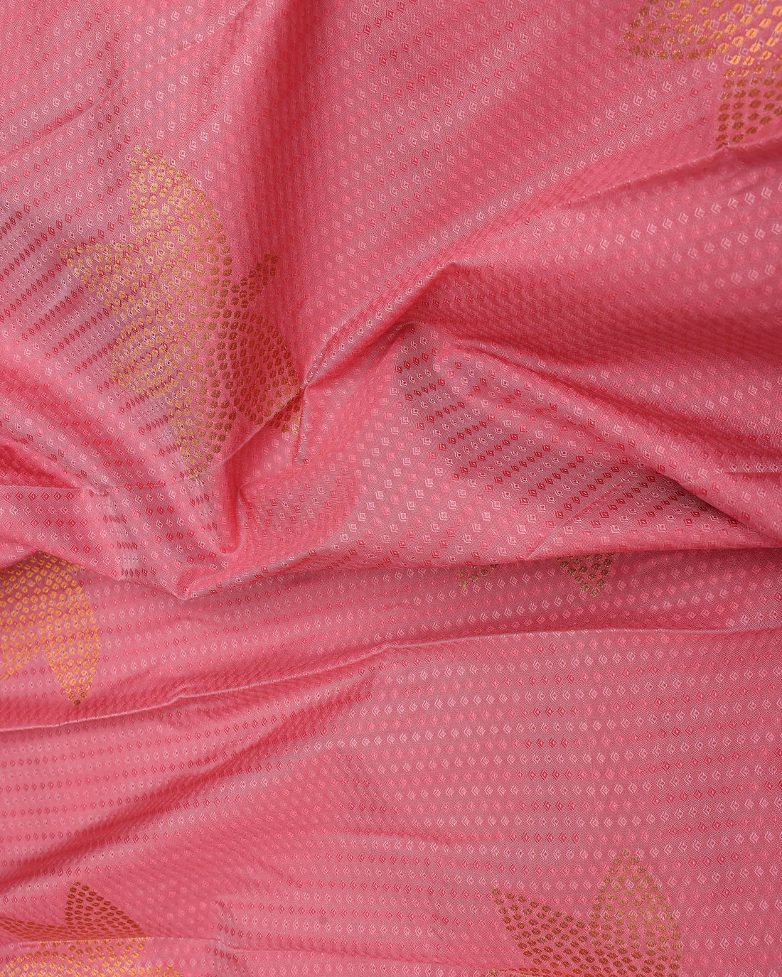 Pink Colour Copper Zari Aparna Saree