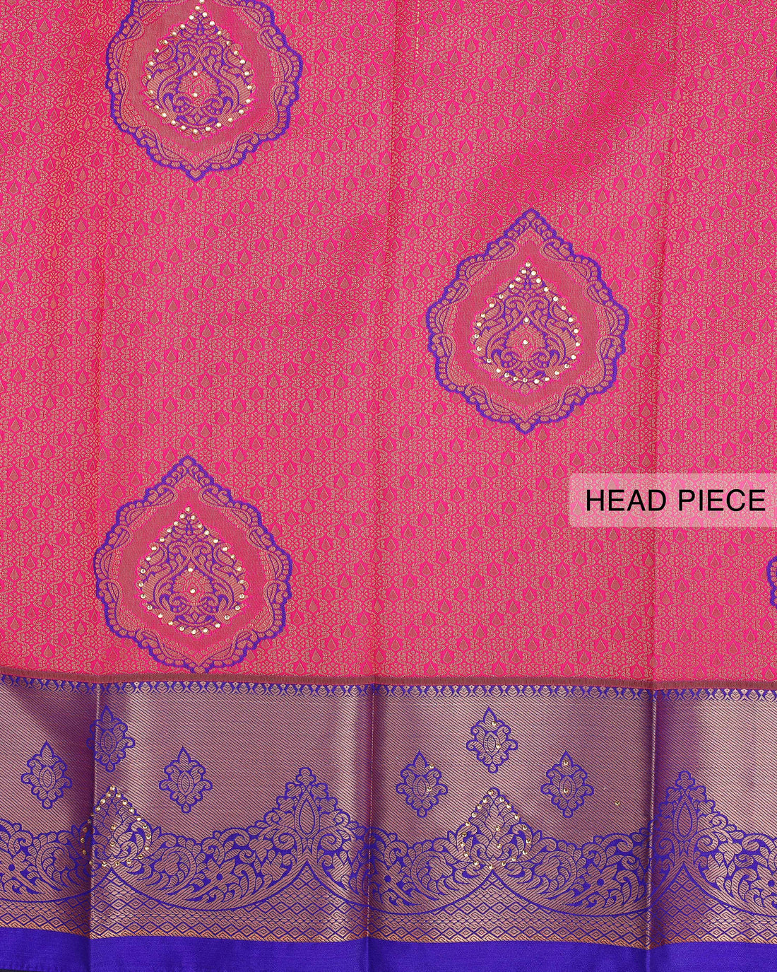 Exquisite Copper Zari Aparna Silk Saree with Intricate Border and Pallu Motifs - Pink