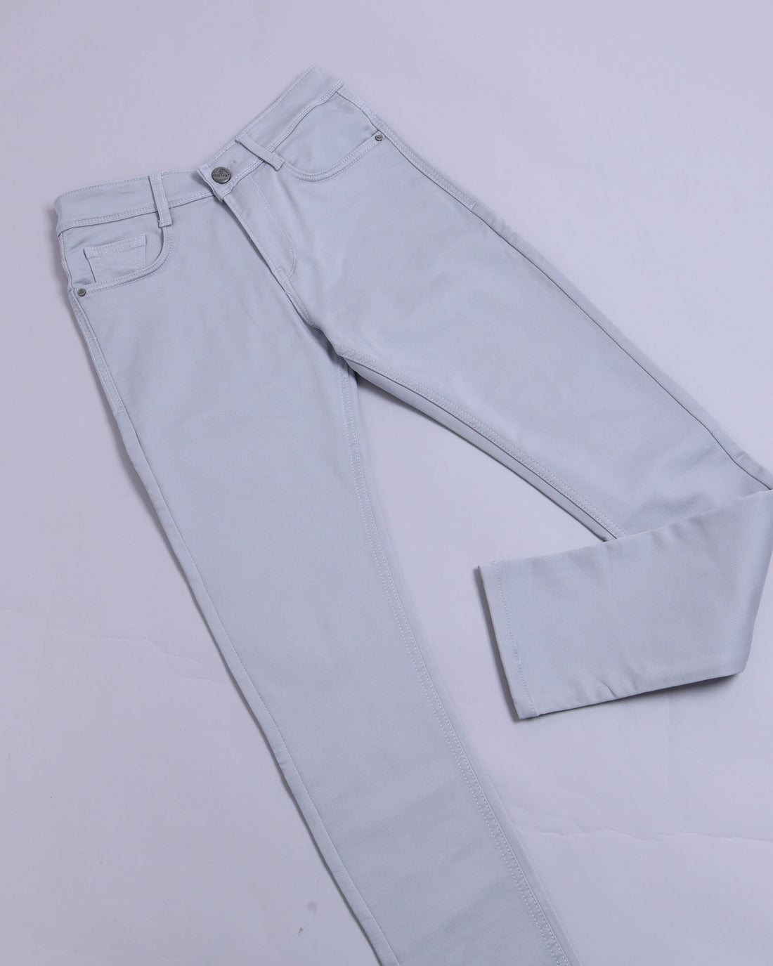 Men's Slim Fit Grey Lycra Jean