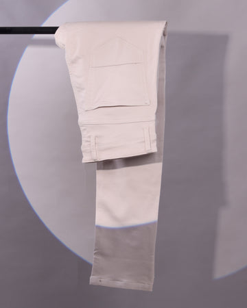 Men's Slim Fit Beige Colour Jean