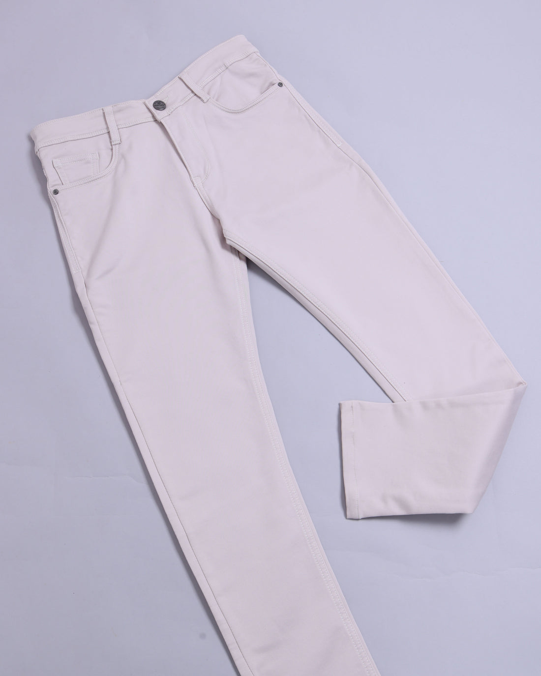 Men's Slim Fit Beige Colour Jean