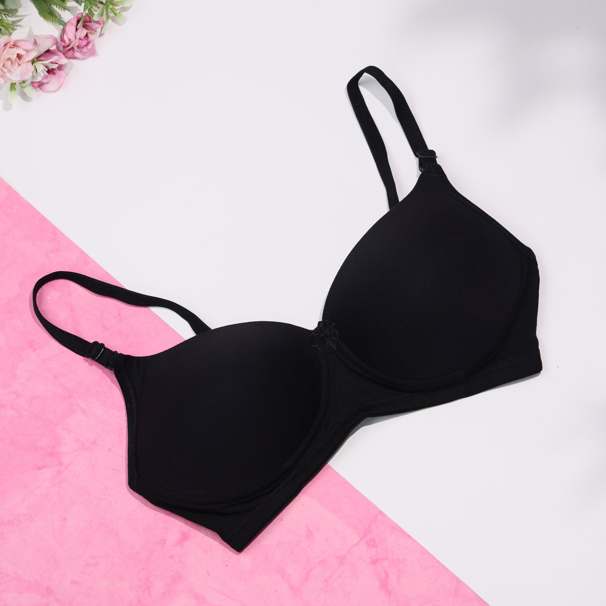 Black Colour Everyday Bra