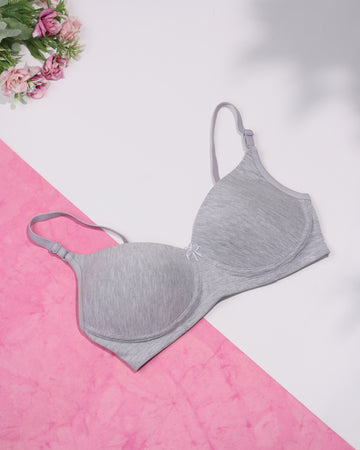 Grey Colour Everyday Bra