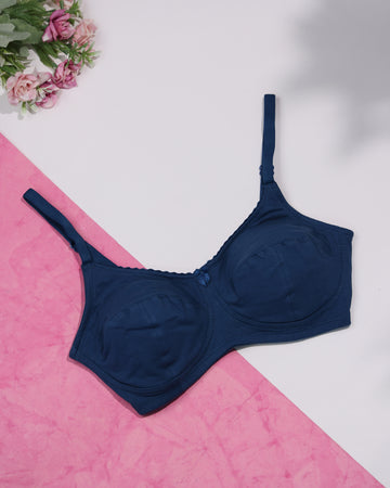 Blue Colour Everyday Bra