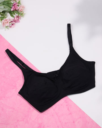 Black Colour Everyday Bra
