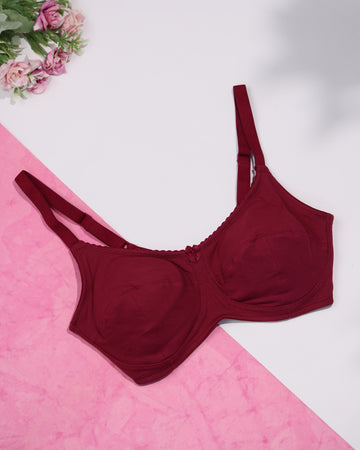 Red Colour Everyday Bra