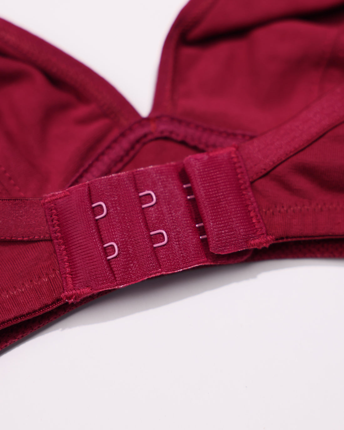 Seamless Non-Wired Everyday Support Bra - Maroon