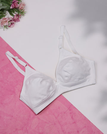 White Colour Everyday Bra
