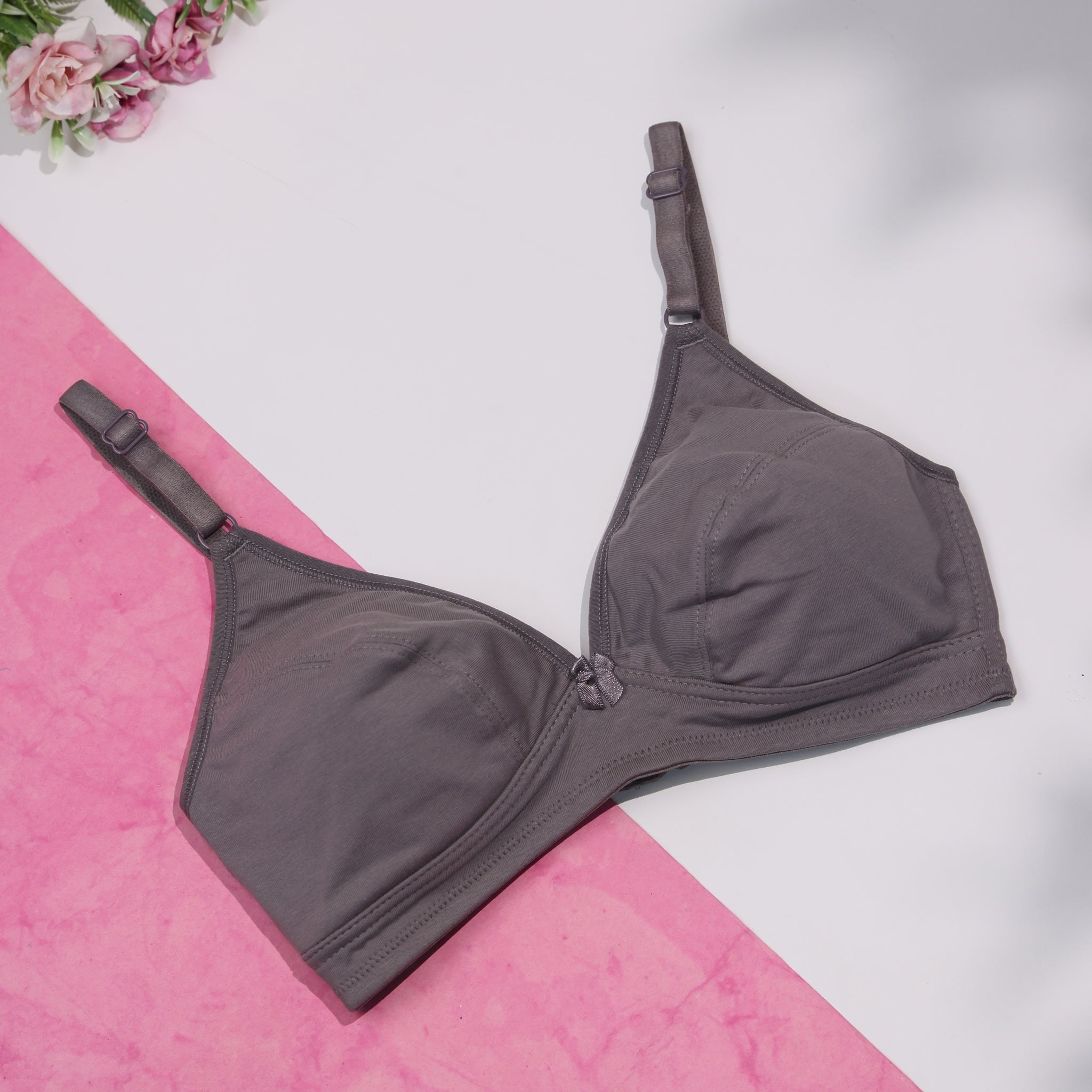 Grey Colour Everyday Bra
